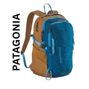 Patagonia Refugio Pack 28L Backpack Hiking Daypack Nylon Blue & Brown